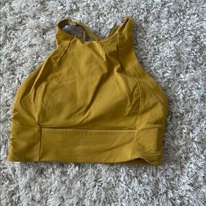 Lululemon Athletica Mustard Halter Top